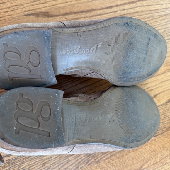 PAUL GREEN TAN SUEDE BOOTIES - Picture 5 of 7